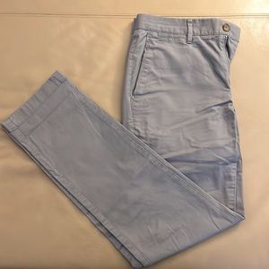 Bonobos slate colored men’s 100% cotton khakis. 29W x 30L tailored fit